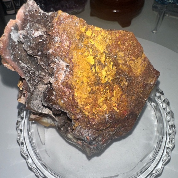 Carnelian Agate Quartz Druzy Freeform 83MM - CNAGATEFREEFORM-001 - Picture 6 of 9